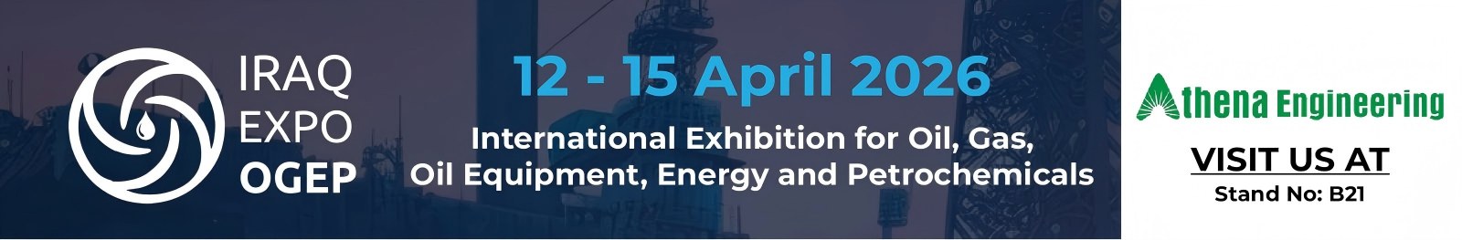 Liity Athena Engineering & Teffikon seuraan IRAQ EXPO OGEP 2026:ssa